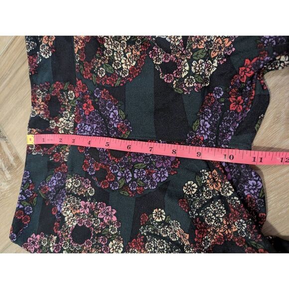 O/S LuLaRoe Floral Skull Floral Sugar Skull Leggings - Unicorn | Rare | HTF! - Picture 5 of 9
